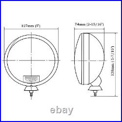 BMW Mini 07+ R55 R56 R57 R58 R59 Wipac Chrome Spot Lights 2 Lamps Full Kit S6055