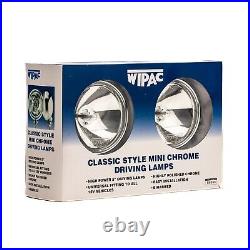 BMW Mini 07+ R55 R56 R57 R58 R59 Wipac Chrome Spot Lights 2 Lamps Full Kit S6055