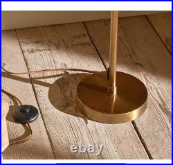 BNWT Nkuku Next /John Lewis Stunning Chapda Task Floor Lamp BrassFinish RRP £325