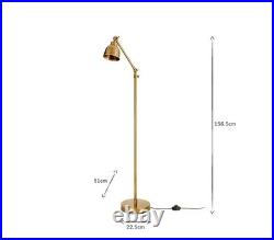 BNWT Nkuku Next /John Lewis Stunning Chapda Task Floor Lamp BrassFinish RRP £325 BNWT Nkuku Next /John Lewis Stunning Chapda Task Floor Lamp BrassFinish RRP £325