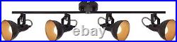 BRILONER Leuchten Ceiling Light, 4-Bulb Spotlight, Rotatable and Pivotable