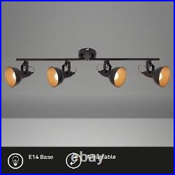 BRILONER Leuchten Ceiling Light, 4-Bulb Spotlight, Rotatable and Pivotable