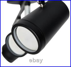 Bathroom Light Black Freya 4 Spot Bar Matt IP44 Spa SPA-35081-MBLK