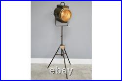 Battery Operated Industrial Style Floor Standing Spot Light Lantern