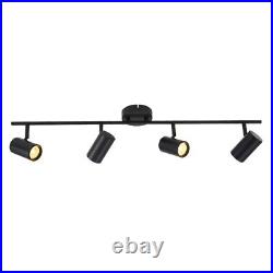 Black Colour Virmo Rotatable Cylinder Rod GU10 Spotlight Side Connected