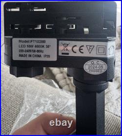 Black Track Spot Light 10w Quantity 90 4k Lamp