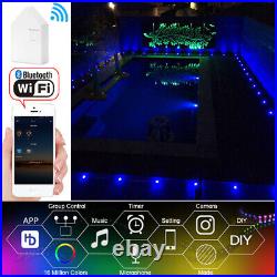 Bluetooth RGBW RGB LED Deck light Spot Light Garden Kitchen Walkway Patio Lamp