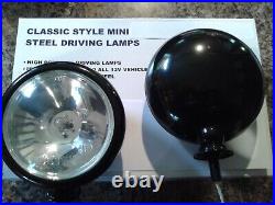 Bmw Mini Spot Lights Driving Lamps Chrome Auxilary Wipac S6055 Rrp £100 Mot Good