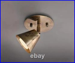 Brass Ceiling Spotlight Adjustable Ceiling Light Modern Flush Mount light