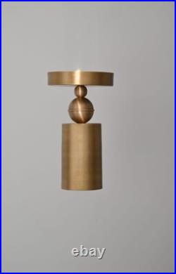 Brass Ceiling spot light Mid Century Modern Spotlight Lamp Minimal Cylinder Ligh Brass Ceiling spot light Mid Century Modern Spotlight Lamp Minimal Cylinder Ligh