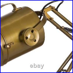 Brass Industrial Adjustable Spot Light Lamp