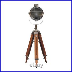 Caged Chrome Spotlight Floor Lamp, Free Delivery
