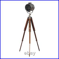 Caged Chrome Spotlight Floor Lamp, Free Delivery