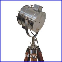 Caged Chrome Spotlight Floor Lamp, Free Delivery