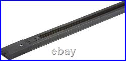 Ceiling Mounted Black 2M 2 Meter 4 Spot GU10 LED Single Circuit Track Light Lamp