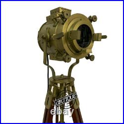 Christmas Tripod Floor Lamp Spotlight Searchlight Height Adjustable Antique Fini