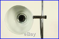 Chrom Steh Leuchte Strahler Spot alte Boden Lampe Vintage Floor Lamp 70er Jahre