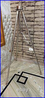Chrome Nautical Spot Light Tripod Floor lamp For Beside Home Decor & Office Item
