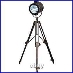 Chrome Tripod Spotlight Floor Lamp