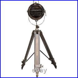 Chrome Tripod Spotlight Floor Lamp