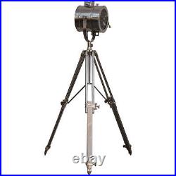 Chrome Tripod Spotlight Floor Lamp