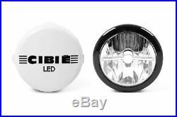 Cibie Oscar LED Primed Spotlight Set Pair Driving Lamp Headlight 180mm Valeo