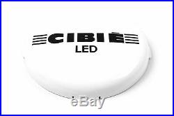 Cibie Oscar LED Primed Spotlight Set Pair Driving Lamp Headlight 180mm Valeo