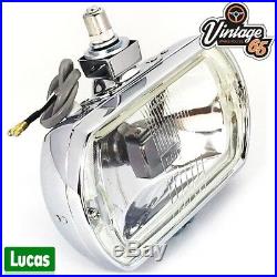 Classic Car Genuine Lucas Square 8 LR8 New Front Chrome Spot Light Driving Lamp