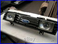 Classic Ford Escort mk3 Hella front grill & spot lamps. Very good condition