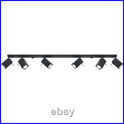 Classic Plafond MERIDA 6L Steel White GU10 LED SOLLUX LIGHTING Dining room NEW