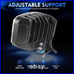 Clear Spot Light + LED For Volvo Scania DAF MAN Truck 24v Jumbo Oval Fog Lamp