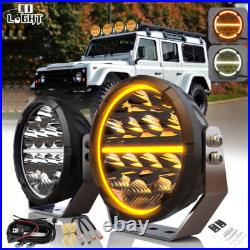 Colight Black LED Driving LED 7 ROUND SPOT LIGHT SPOT LAMP DRIVING BEAM PATTERN