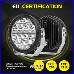 Colight Black LED Driving LED 7 ROUND SPOT LIGHT SPOT LAMP DRIVING BEAM PATTERN