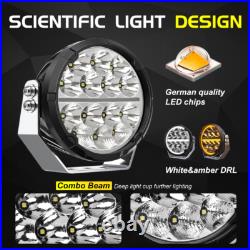 Colight Black LED Driving LED 7 ROUND SPOT LIGHT SPOT LAMP DRIVING BEAM PATTERN