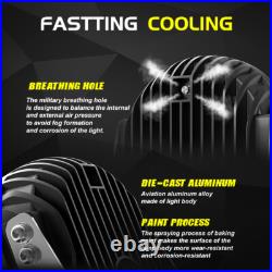 Colight Black LED Driving LED 7 ROUND SPOT LIGHT SPOT LAMP DRIVING BEAM PATTERN