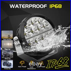 Colight Black LED Driving LED 7 ROUND SPOT LIGHT SPOT LAMP DRIVING BEAM PATTERN