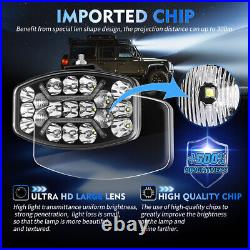Colight Spot Lights For Volvo Scania DAF MAN Truck 24v Jumbo Oval BLACK Fog Lamp
