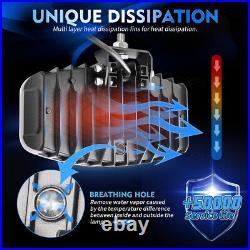Colight Spot Lights For Volvo Scania DAF MAN Truck 24v Jumbo Oval BLACK Fog Lamp