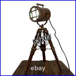 Copper Desk Lamp Office / Living Room Night Light Retro Design Shade LED Bedside