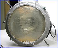 Crouse Hinds 1000 Watt Lamp Spotlight 20 Dia. Casing + Ballast + Cord Steampunk