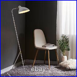 Delicata Monopod Standard Task Floor Lamp, White Reading Spot Light