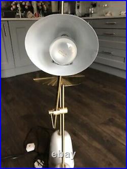 Design Lead Marble/ Brass Floor Lamps X 2 COLLECTION ONLY