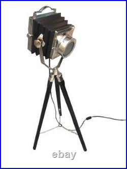 Designer Camera Vintage Floor Lamp Searchlight Black Tripod Home Decor lamp