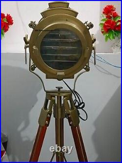 Designer Hand Made Rustic Nautical Spot Light Floor Lamp, Modern Industrial