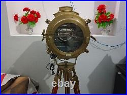 Designer Hand Made Rustic Nautical Spot Light Floor Lamp, Modern Industrial