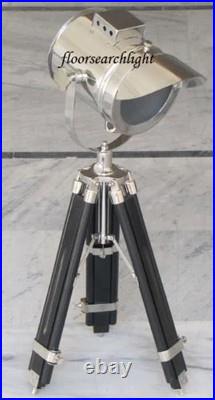 Designer Spot Light Nautical Table Lamp Modern Studio Searchlight W Tripod Stand