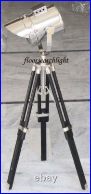 Designer Spot Light Nautical Table Lamp Modern Studio Searchlight W Tripod Stand