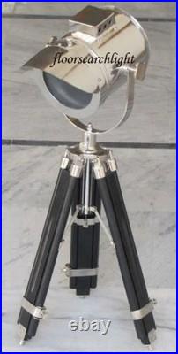 Designer Spot Light Nautical Table Lamp Modern Studio Searchlight W Tripod Stand