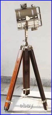 Designer Studio Floor Lamp Nautical Spot Light Searchlight with Tripod Stand