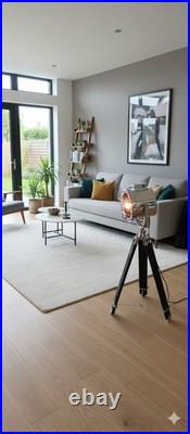 Designer Studio Floor Lamp Nautical Spot Light Searchlight with Tripod Stand